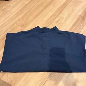 Figs Rafaela Scrub Top XS DARK HARBOR